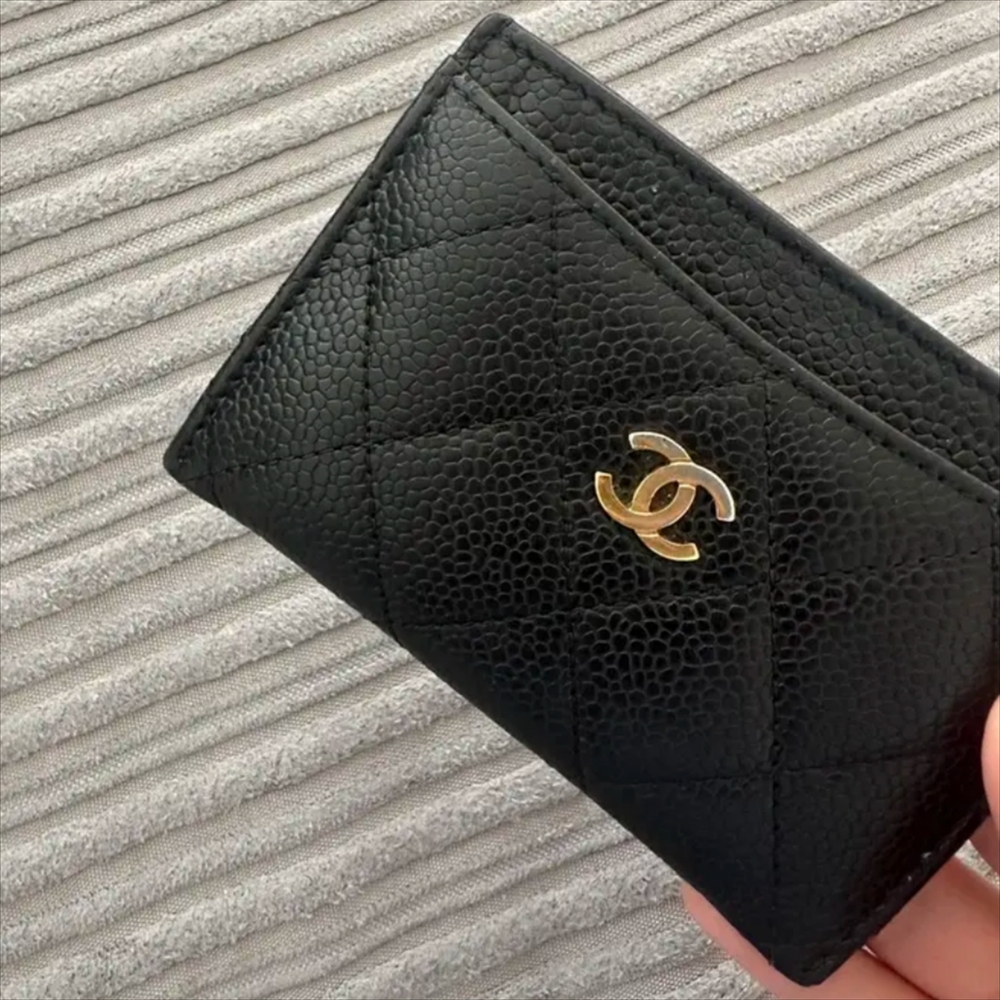 Chanel Black Caviar Leather Cardholder - Picture 4 of 4